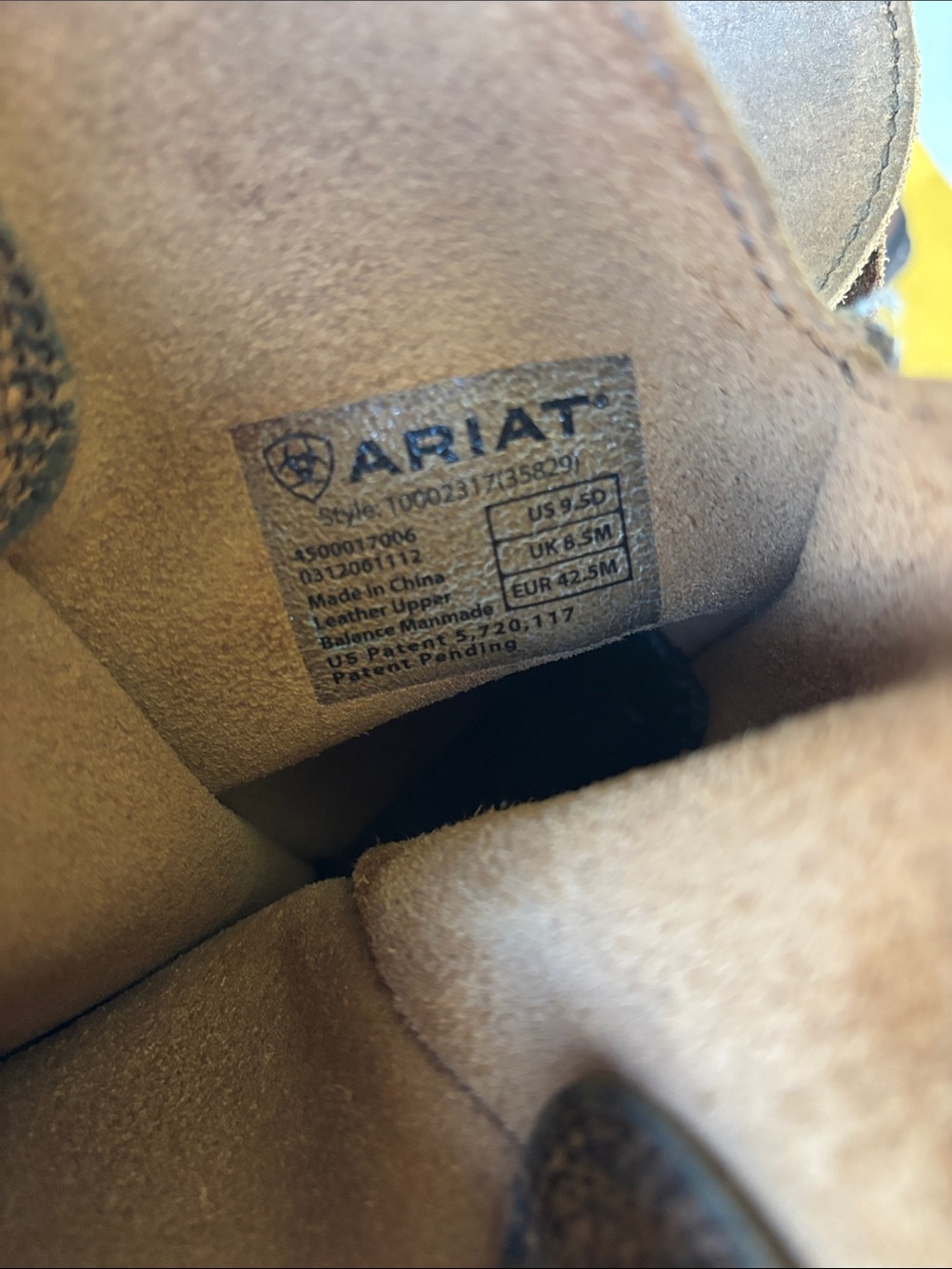 Ariat Men's Brown Leather Boots - Picture 10 of 11